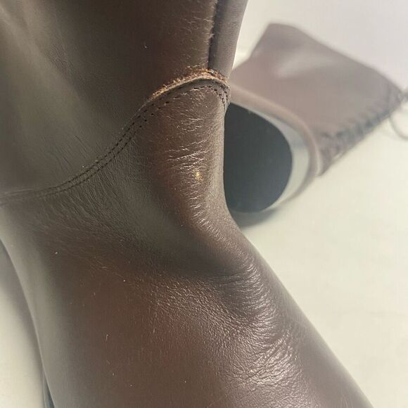 DAVID TATE Formula 16 Brown Boots 7 Wide Leather Upper 2 inch heel - Picture 6 of 11